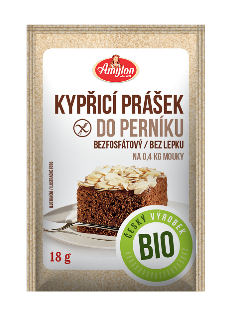 PROSZEK DO PIECZENIA PIERNIKA BEZGLUTENOWY BIO 18 g - AMYLON (PRODUKT SEZONOWY)