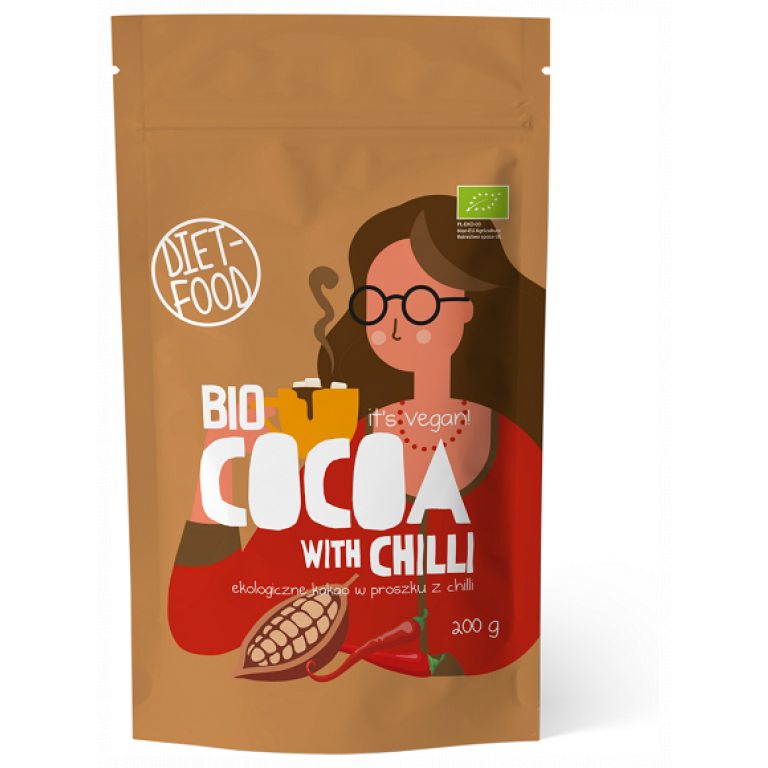 CZEKOLADA DO PICIA Z CHILI BIO 200 g - DIET-FOOD