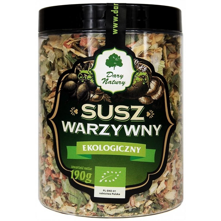 WŁOSZCZYZNA (SUSZ WARZYWNY) BIO 190 g - DARY NATURY