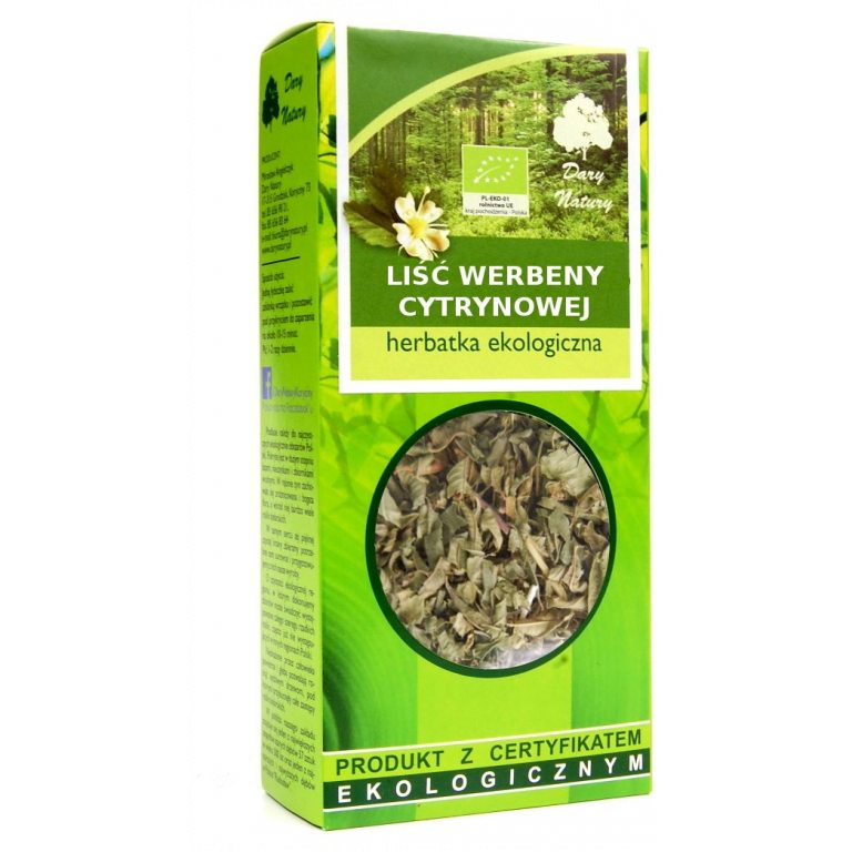 HERBATKA LIŚĆ WERBENY CYTRYNOWEJ BIO 25 g - DARY NATURY