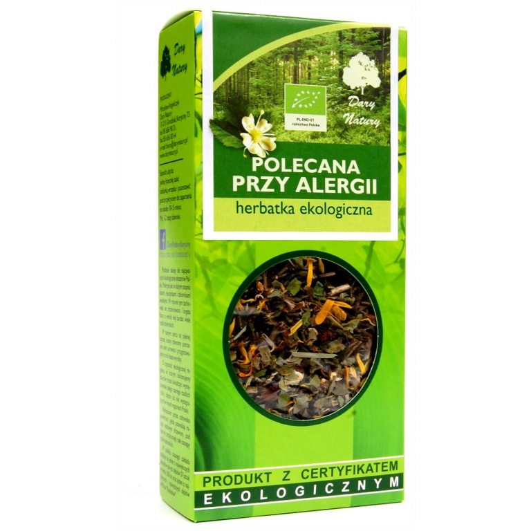 HERBATKA POLECANA PRZY ALERGII BIO 50 g - DARY NATURY