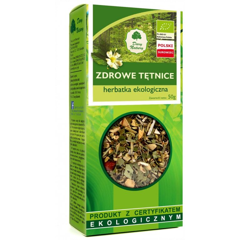 HERBATKA ZDROWE TĘTNICE BIO 50 g - DARY NATURY