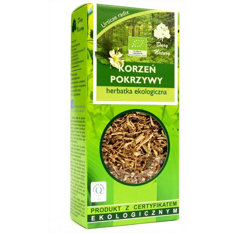 HERBATKA KORZEŃ POKRZYWY BIO 50 g - DARY NATURY