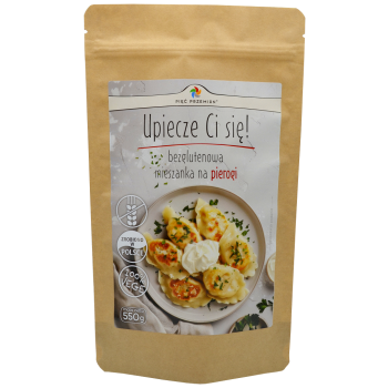 MIESZANKA NA PIEROGI BEZ DODATKU CUKRÓW BEZGLUTENOWA 550 g - PIĘĆ PRZEMIAN