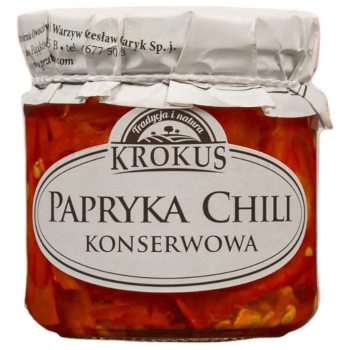 PAPRYKA KONSERWOWA CHILI BEZGLUTENOWA 180 g (90 g) - KROKUS
