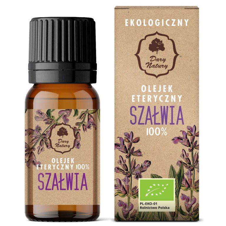OLEJEK ETERYCZNY SZAŁWIA BIO 10 ml - DARY NATURY