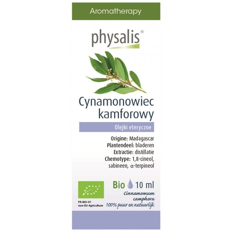 OLEJEK ETERYCZNY CYNAMONOWIEC KAMFOROWY BIO 10 ml - PHYSALIS