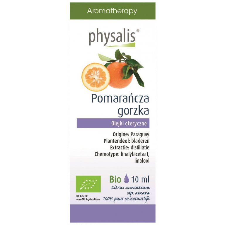 OLEJEK ETERYCZNY POMARAŃCZA GORZKA BIO 10 ml - PHYSALIS