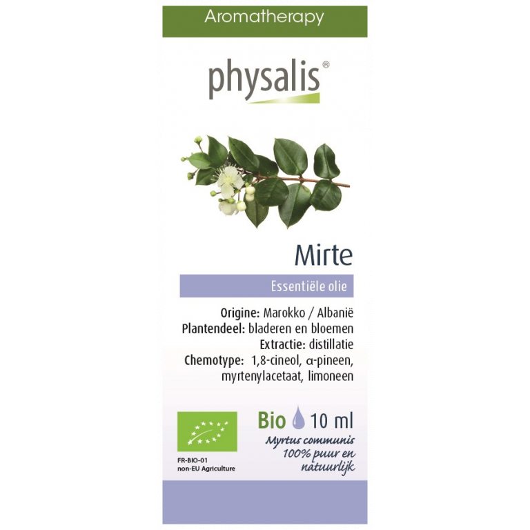 OLEJEK ETERYCZNY MIRTE (MIRT ZWYCZAJNY) BIO 10 ml - PHYSALIS