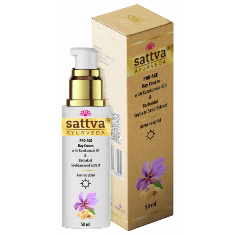 KREM DO TWARZY PRO-AGE NA DZIEŃ 50 ml - SATTVA (AYURVEDA)