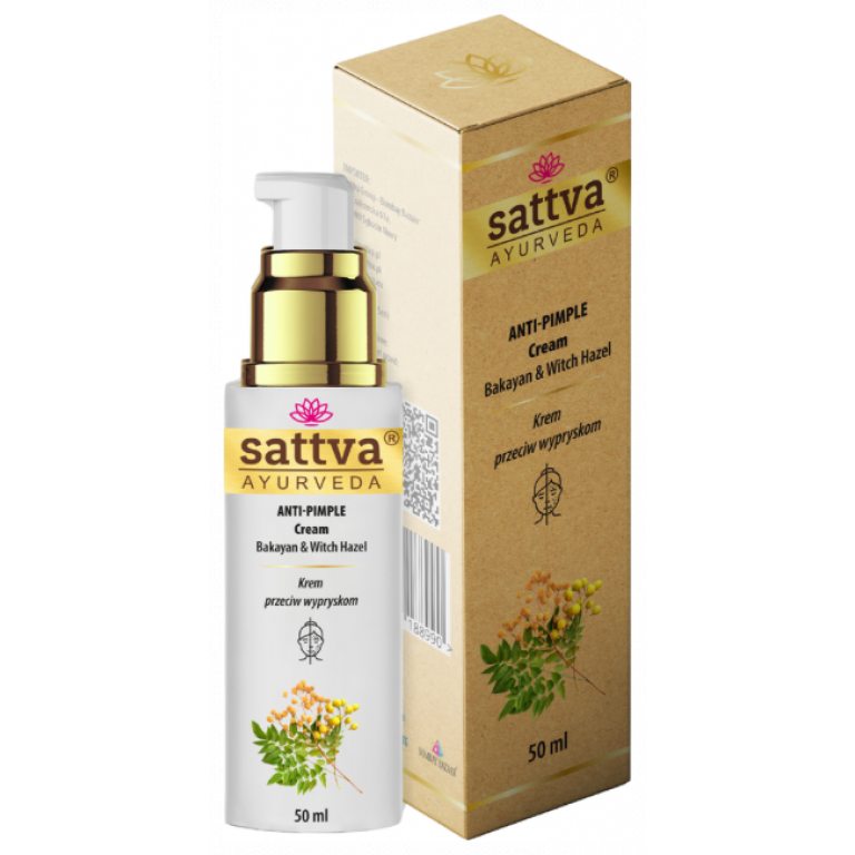 KREM DO TWARZY PRZECIW NIEDOSKONAŁOŚCIOM 50 ml - SATTVA (AYURVEDA)