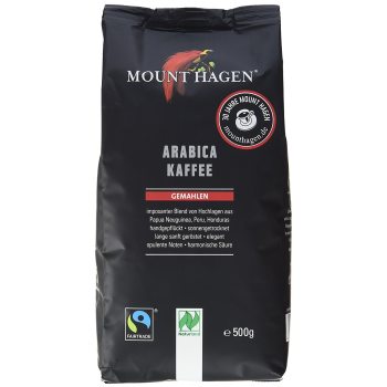 KAWA MIELONA ARABICA 100 % FAIR TRADE BIO 500 g - MOUNT HAGEN