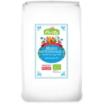 MĄKA ORKISZOWA CHLEBOWA TYP 700 BIO (POLSKA) 1 kg - BIO RAJ