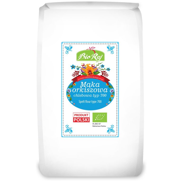 MĄKA ORKISZOWA CHLEBOWA TYP 700 BIO (POLSKA) 1 kg - BIO RAJ