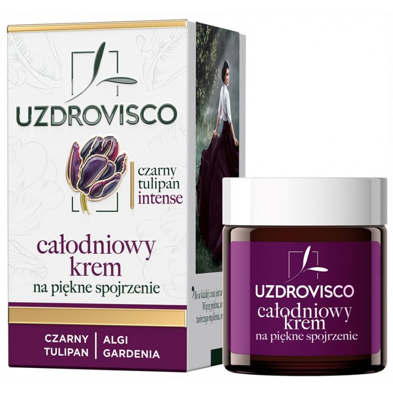 KREM POD OCZY PRZECIWZMARSZCZKOWY NA DZIEŃ I NA NOC 25 ml - UZDROVISCO (CZARNY TULIPAN INTENSE)