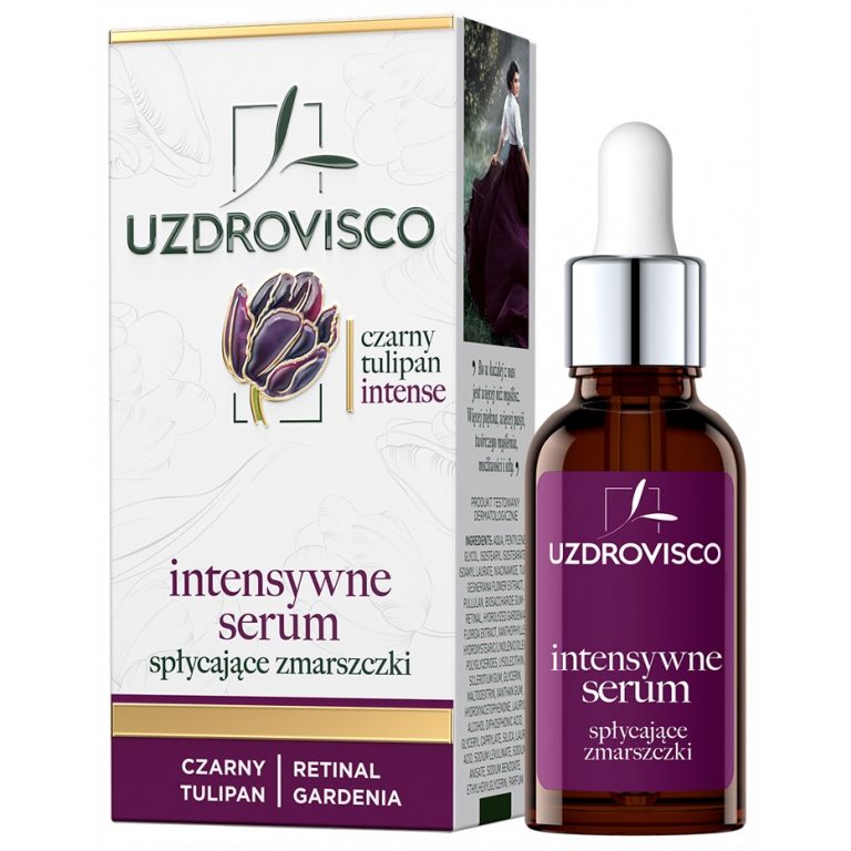 SERUM DO TWARZY PRZECIWZMARSZCZKOWE 30 ml - UZDROVISCO (CZARNY TULIPAN INTENSE)