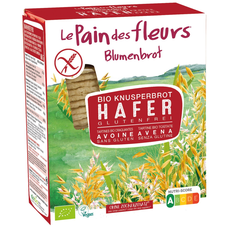 PIECZYWO CHRUPKIE OWSIANE BEZGLUTENOWE BIO 150 g - LE PAIN DES FLEURS