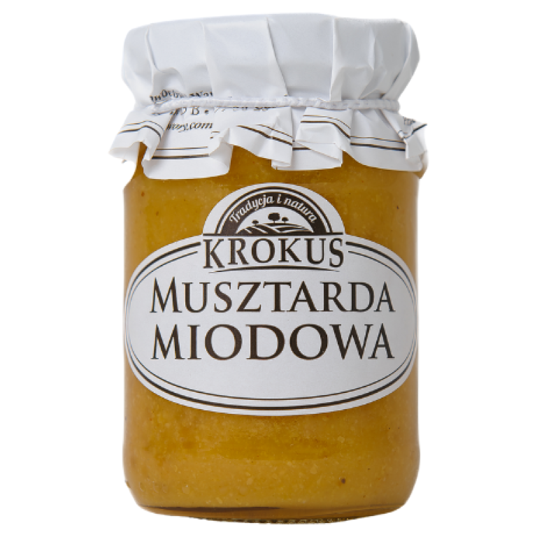 MUSZTARDA MIODOWA 185 g - KROKUS