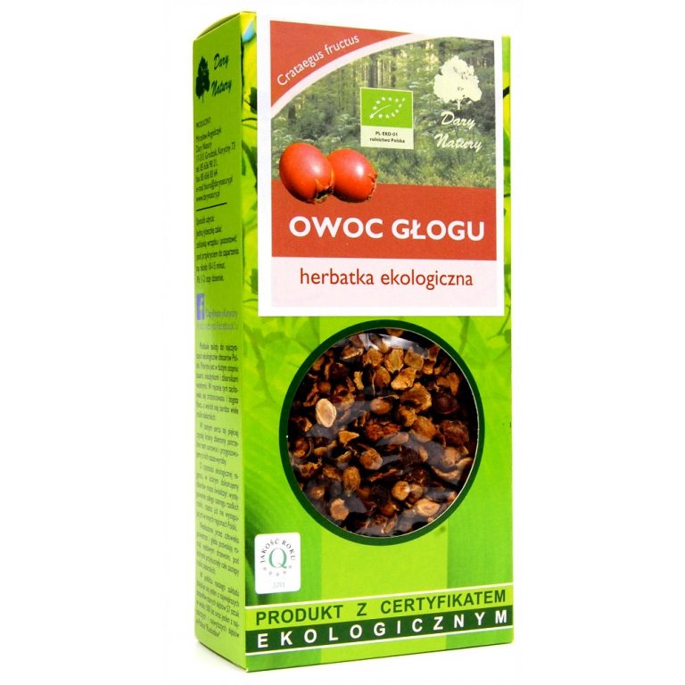 HERBATKA OWOC GŁOGU BIO 100 g - DARY NATURY