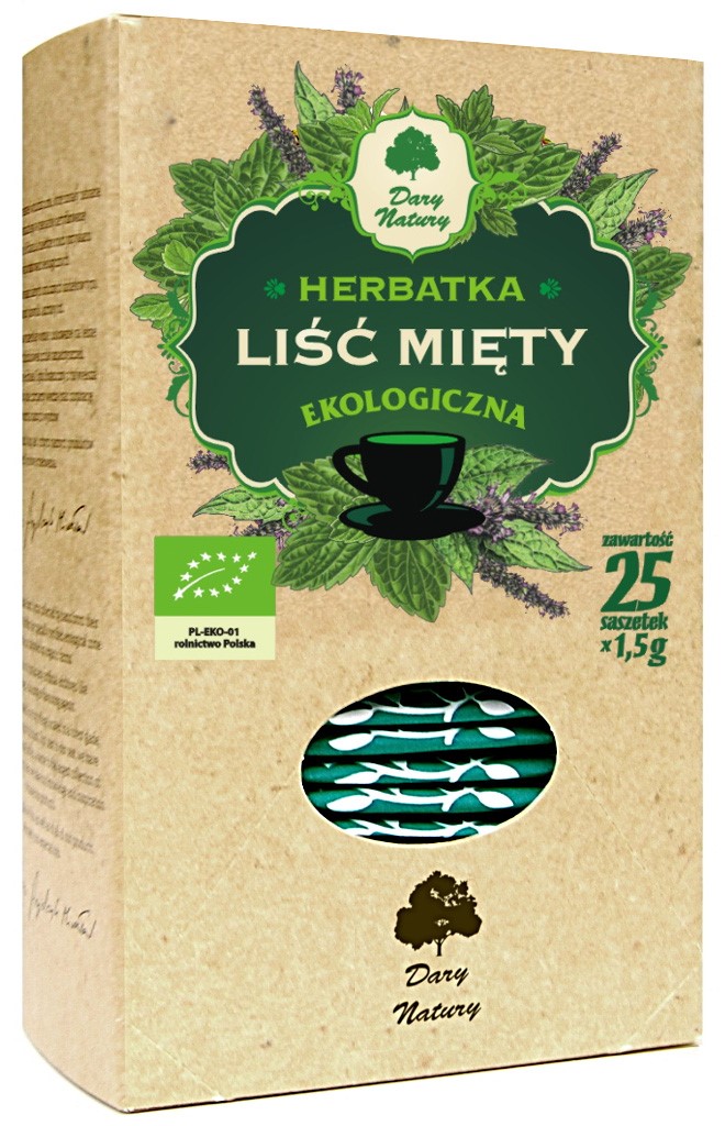 HERBATKA LIŚĆ MIĘTY BIO (25 x 1