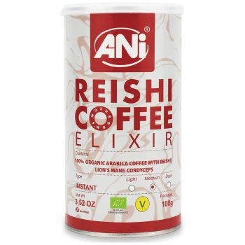 KAWA ROZPUSZCZALNA ARABICA Z REISHI ELIXIR BIO 100 g - ANI
