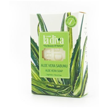 MYDŁO W KOSTCE ALOES 100 g - LA DIVA