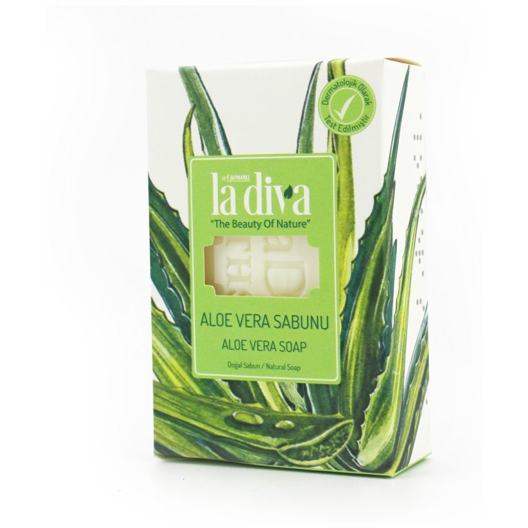 MYDŁO W KOSTCE ALOES 100 g - LA DIVA