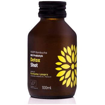 SHOT KOMBUCHA PROBIOTYK DETOX BEZGLUTENOWY BIO 100 ml - VIGO