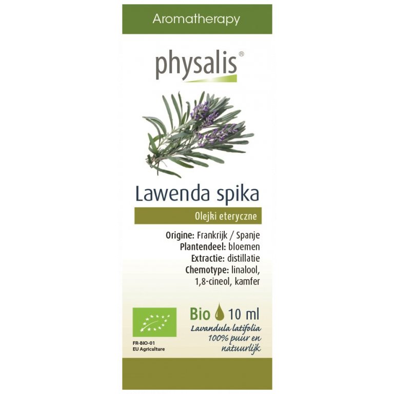 OLEJEK ETERYCZNY LAWENDA SZEROKOLISTNA BIO 10 ml - PHYSALIS