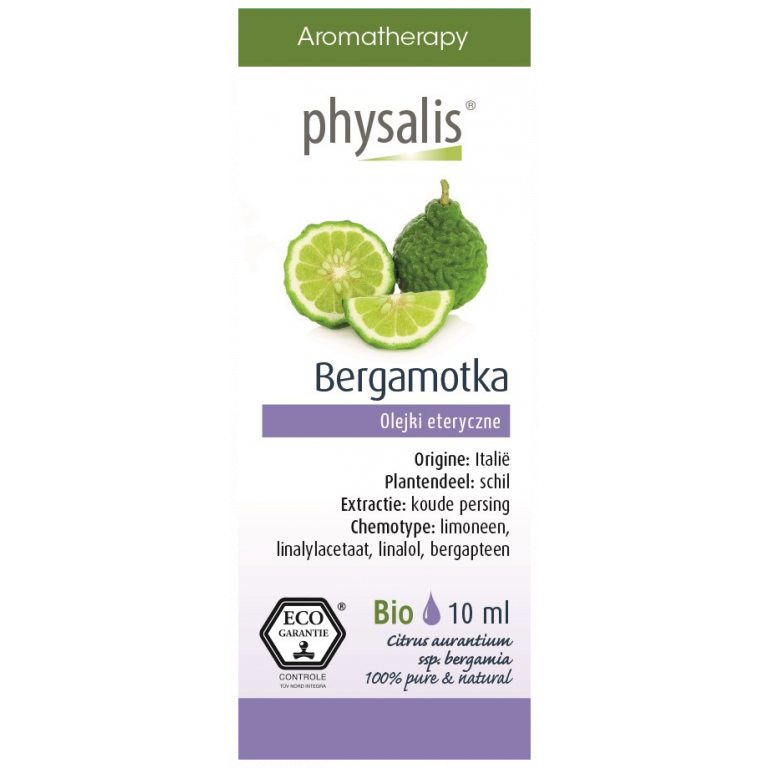 OLEJEK ETERYCZNY BERGAMOTKA ECO 10 ml - PHYSALIS