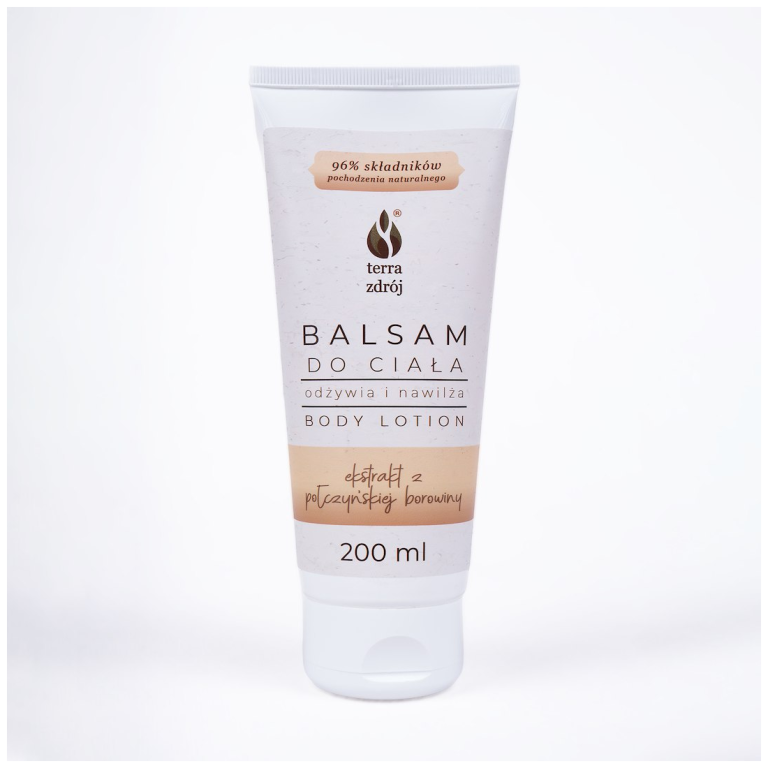 BALSAM DO CIAŁA ODŻYWCZO - NAWILŻAJĄCY 200 g - TERRA ZDRÓJ (SERIA BOROWINOWA)