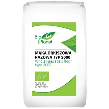 MĄKA ORKISZOWA RAZOWA TYP 2000 BIO 1 kg - BIO PLANET