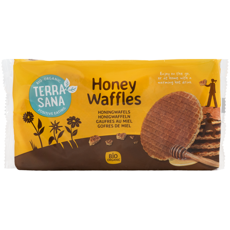 WAFELKI MIODOWE BIO 175 g - TERRASANA
