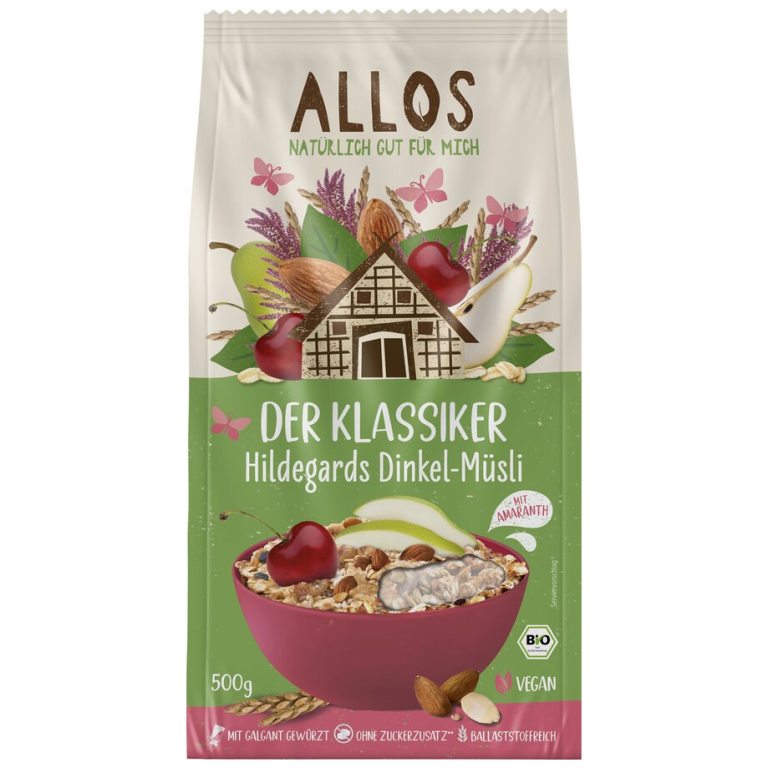 MUSLI ORKISZOWE ŚW. HILDEGARDY BIO 500 g - ALLOS