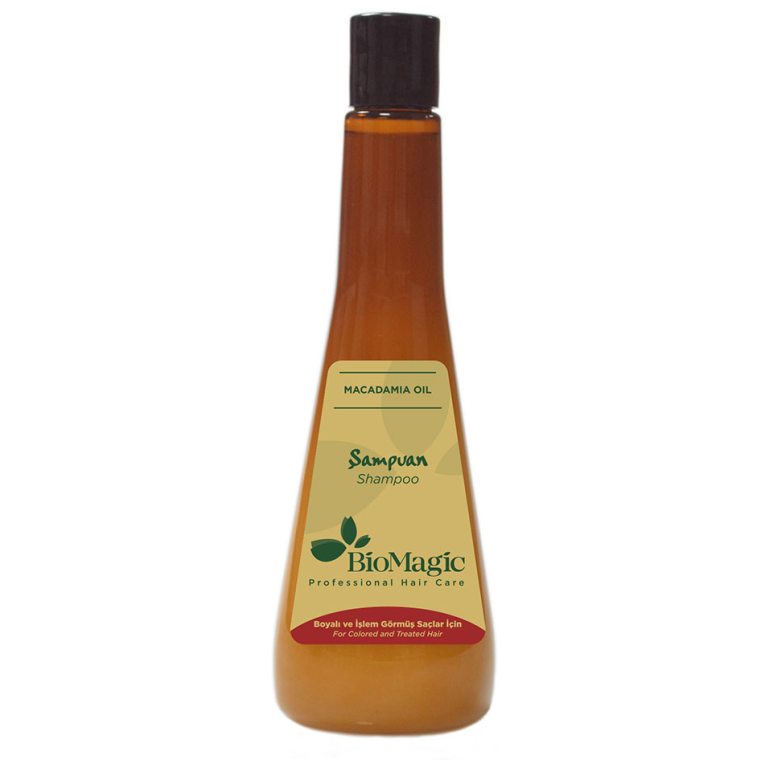 SZAMPON DO WŁOSÓW FARBOWANYCH Z OLEJKIEM MACADAMIA 300 ml - BIOMAGIC