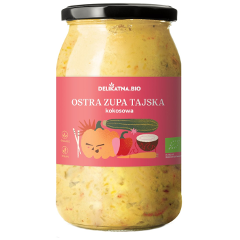 ZUPA TAJSKA OSTRA KOKOSOWA BIO 900 ml - DELIKATNA