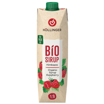 SYROP MALINOWY BIO 1 L - HOLLINGER
