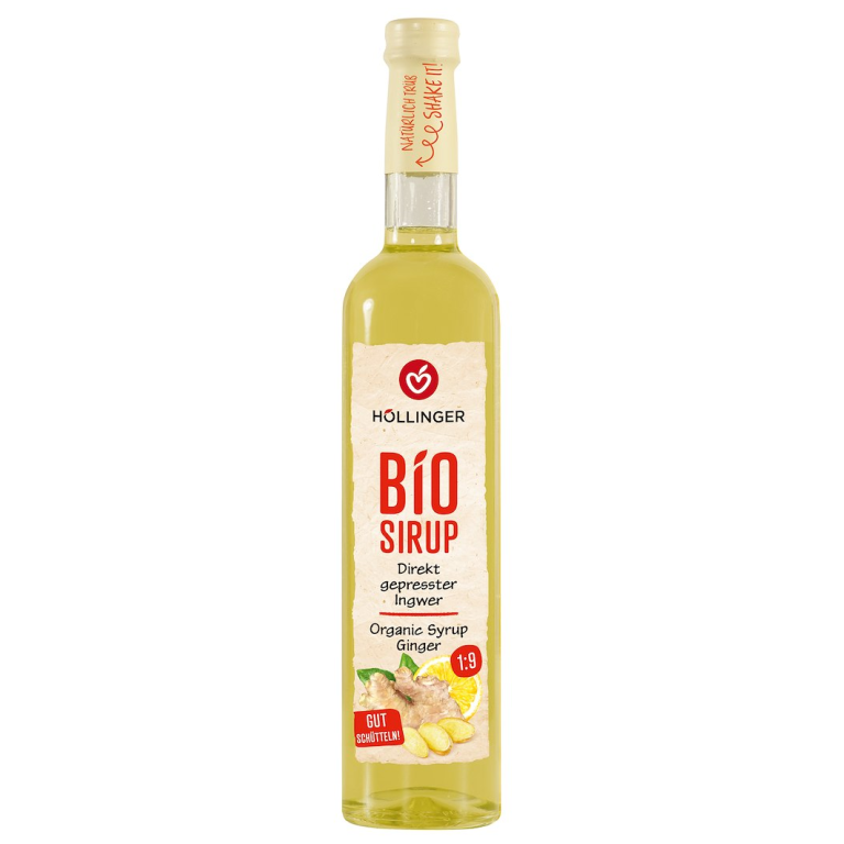 SYROP IMBIROWO - CYTRYNOWY BIO 500 ml - HOLLINGER