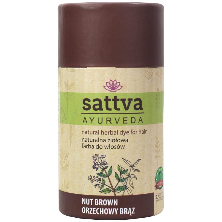 HENNA ORZECHOWY BRĄZ ECO 150 g - SATTVA (AYURVEDA)