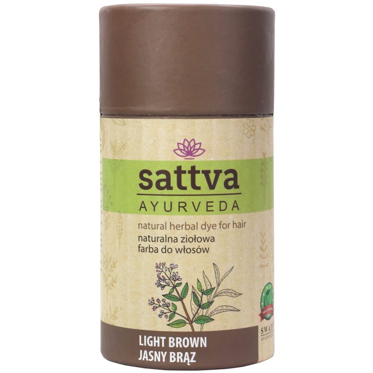 HENNA JASNY BRĄZ ECO 150 g - SATTVA (AYURVEDA)