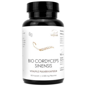 GRZYBY CORDYCEPS SINENSIS BIO (500 mg) 100 KAPSUŁEK - PILZE WOHLRAB