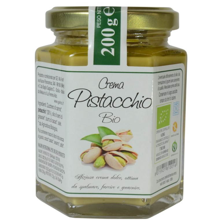 KREM PISTACJOWY SOLONY BEZGLUTENOWY BIO 200 g - ANEMOS