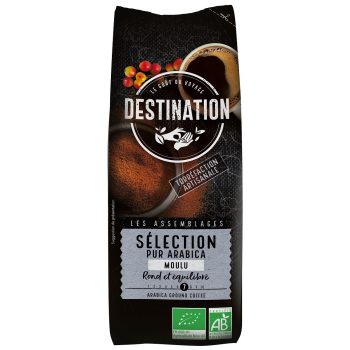 KAWA MIELONA ARABICA 100 % SELECTION BIO 250 g - DESTINATION