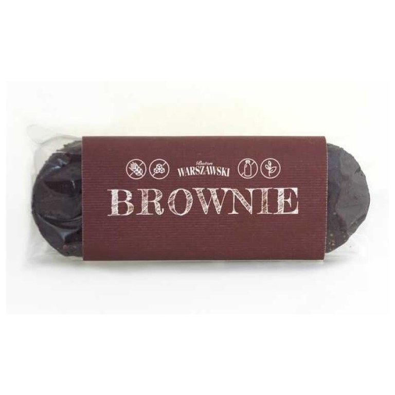 BATON BROWNIE BEZGLUTENOWY 50 g - BATON WARSZAWSKI