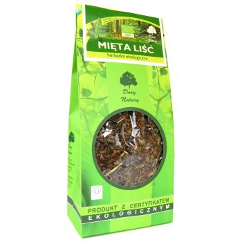 HERBATKA LIŚĆ MIĘTY BIO 100 g - DARY NATURY