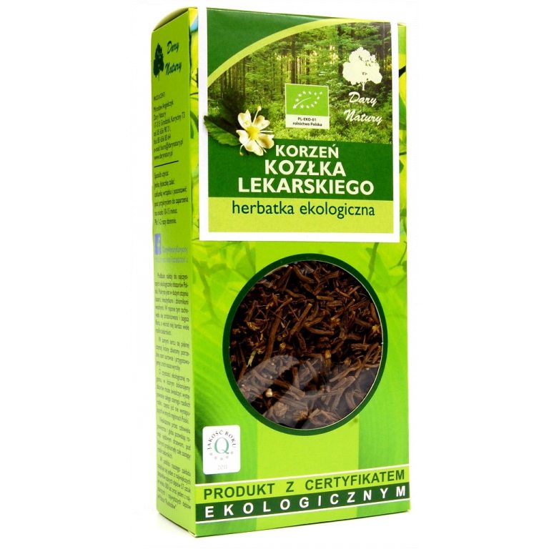 HERBATKA Z KORZENIA KOZŁKA LEKARSKIEGO BIO 100 g - DARY NATURY