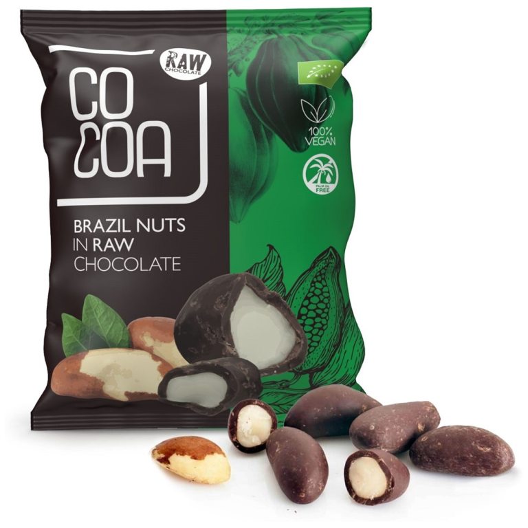 ORZECHY BRAZYLIJSKIE W SUROWEJ CZEKOLADZIE BIO 70 g - COCOA
