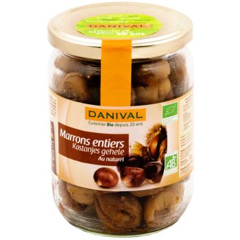 KASZTANY JADALNE CAŁE (GOTOWANE) BIO 320 g - DANIVAL