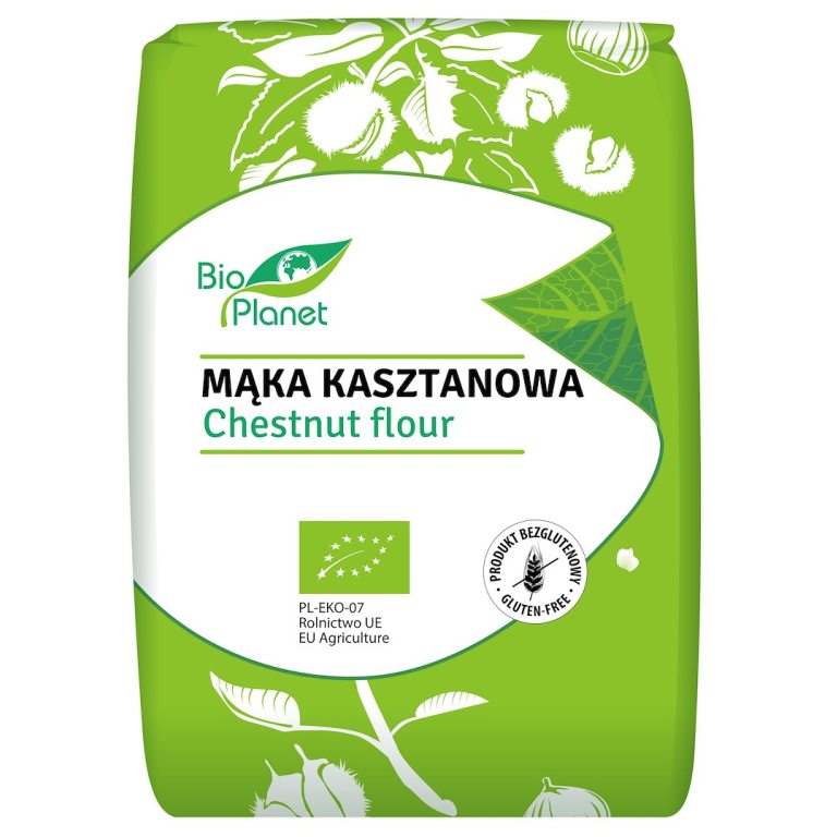 MĄKA KASZTANOWA BEZGLUTENOWA BIO 250 g - BIO PLANET