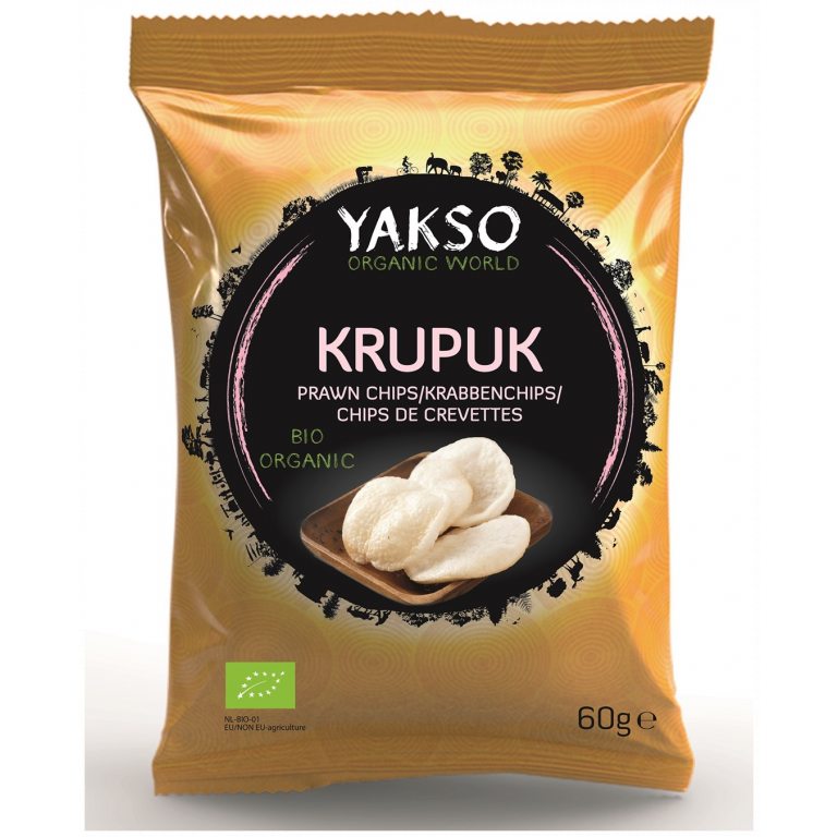 PRAŻYNKI KREWETKOWE (KRUPUK) BIO 60 g - YAKSO